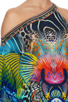 One Shoulder Kaftan Backup W/ Neckband- Reef Warrior