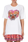 Oversized Band Tee- Let The Sun Shine