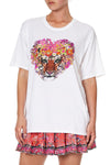 Oversized Band Tee- Let The Sun Shine