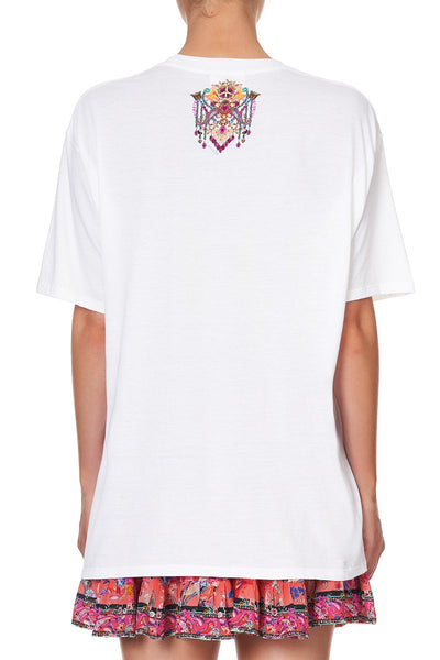 Oversized Band Tee- Let The Sun Shine