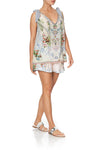 Scarf Tie Top- Beach Shack
