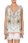 Scarf Tie Top- Beach Shack