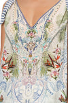 Scarf Tie Top- Beach Shack