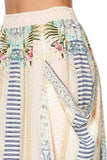 Shirred Waist Pocket Skirt- Beach Shack
