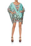 Short Round Neck Kaftan- Millas Backyard