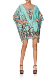 Short Round Neck Kaftan- Millas Backyard