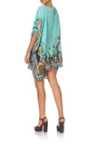 Short Round Neck Kaftan- Millas Backyard