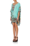 Short Round Neck Kaftan- Millas Backyard