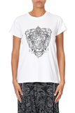Slim Fit Round Neck Tee- Midnight Pearl