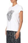 Slim Fit Round Neck Tee- Midnight Pearl