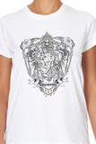 Slim Fit Round Neck Tee- Midnight Pearl