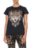 Slim Fit Round Neck Tee- Studio 54