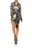 Slim Fit Long Sleeve Shirt- Wild Moonchild