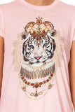 Slim Fit Round Neck T-Shirt- Party In The Palace