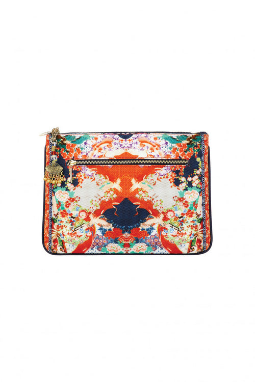 Small Canvas Clutch- Geisha Girl