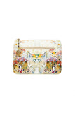 Small Canvas Clutch- Lady Labryinth