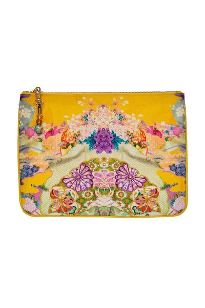 Small Canvas Clutch- Mellow Muse