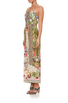 Tie Waist Strapless Jumpsuit- Fair Verona