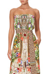 Tie Waist Strapless Jumpsuit- Fair Verona