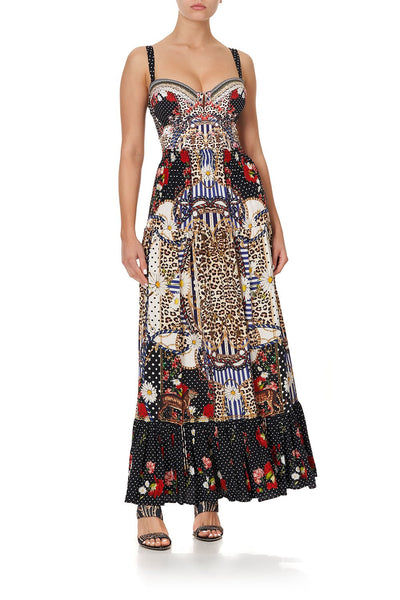 Tiered Skirt W Tie Up Detail- Dear Brigitte