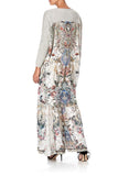 V Neck Jumper W/ Print Back- Southern Belle