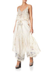 Wrap Front Shaped Hem Pant- Memories Of Moree