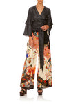 Wide Leg Trouser W/ Front Pockets- Kissing The Sun