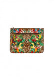 Small Canvas Clutch- Cool Cat