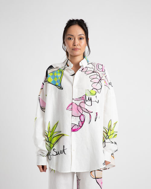 LS OVERSIZED SHIRT- COWBOI