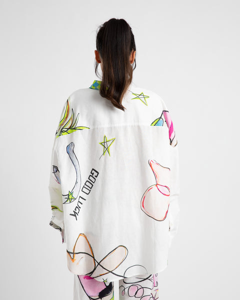 LS OVERSIZED SHIRT- COWBOI