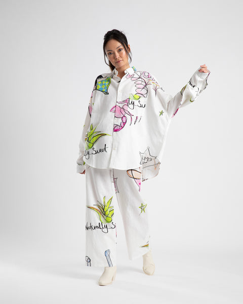 LS OVERSIZED SHIRT- COWBOI