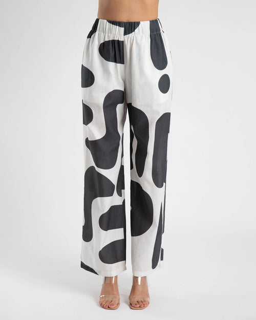 LINEN PANT- SUMMI PRINT