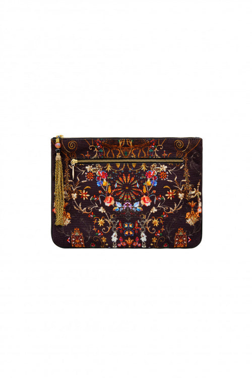 Small Canvas Clutch- Dancing In The Dark
