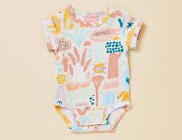 Short Sleeve Bodysuit- Sunset Kakadu