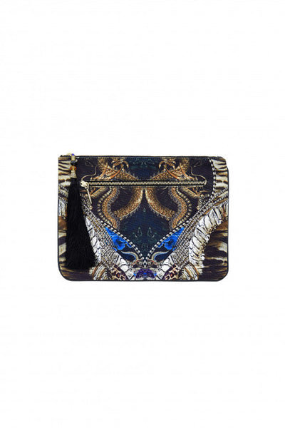 Small Canvas Clutch- Dragon Lady