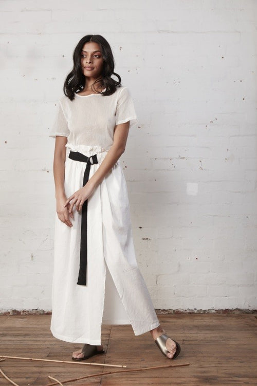 Foley Top- White