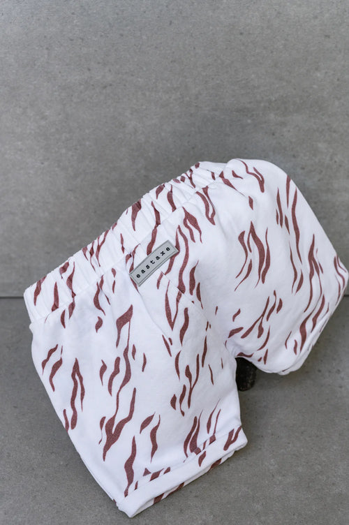 Biggie Staple Shorts - Almond Stripes