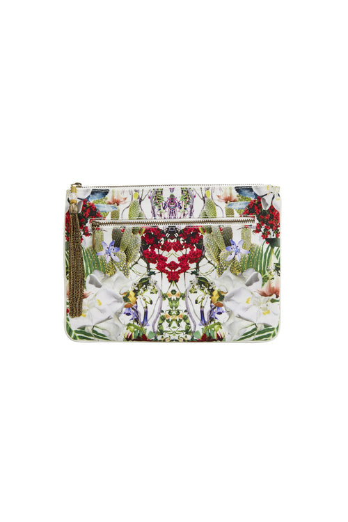 Small Canvas Clutch- Exotic Hypnotic