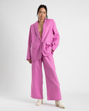 LINEN PANT- FUCHSIA