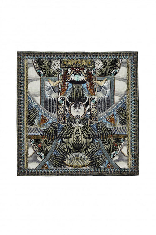 Large Square Scarf- Girl On The Wing