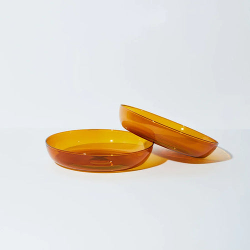Abracadabra Set of 2 Plates- Amber