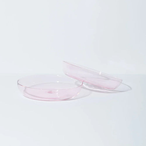 Abracadabra Set of 2 Plates- Pink