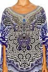 Round Neck Kaftan- Under The Medina Moon