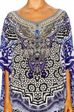 Round Neck Kaftan- Under The Medina Moon