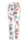 Pansy Print Straight Leg Pant