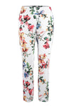 Pansy Print Straight Leg Pant