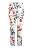 Pansy Print Straight Leg Pant