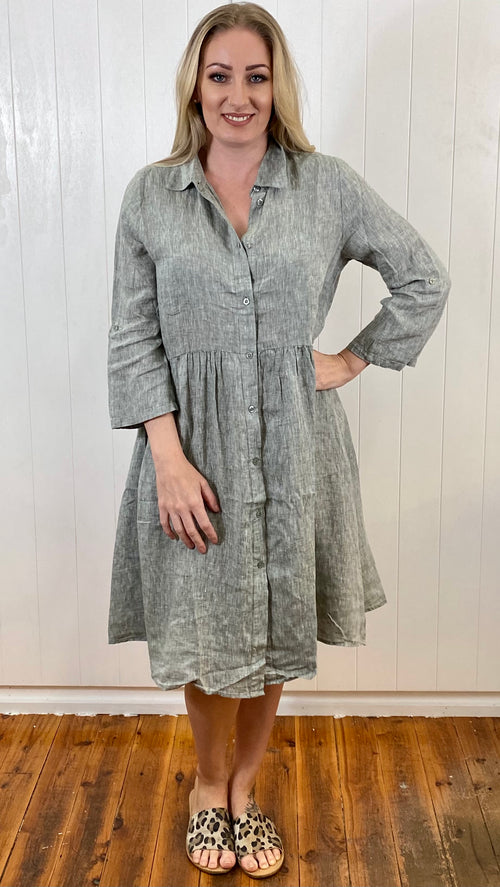 Maxine Dress- Black Ash