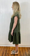 Flora Dress- Khaki