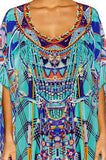 Short Round Neck Kaftan- Divinity Dance